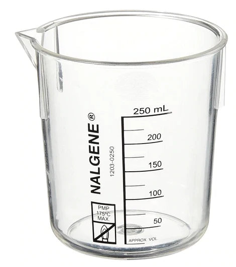Nalgene - Graduated Beaker Griffin Low-Form PMP 250 mL (8 oz.) - 0259115E
