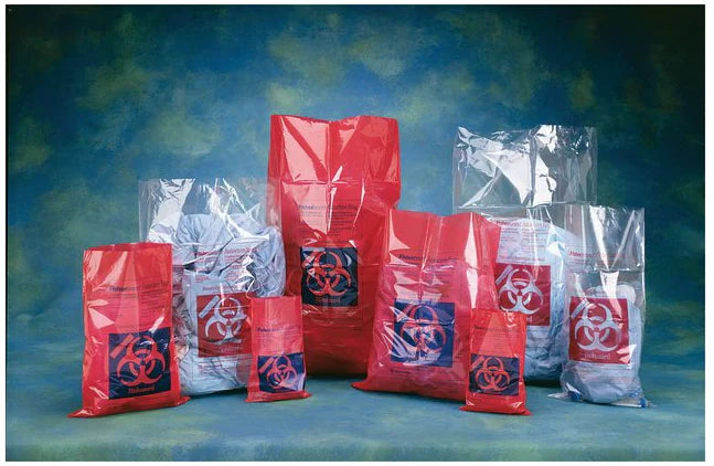 Fisherbrand - Biohazard Waste Bag Clear Bag Polypropylene 12 X 18 Inch - 018261