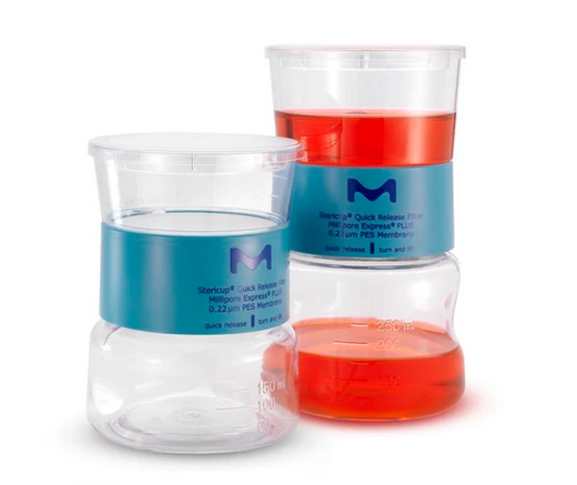 Fisher Scientific FILTER UNIT, STERICUP MILLIPORE VACUUM GP STR 250ML (12/PK) - S2GPU02RE