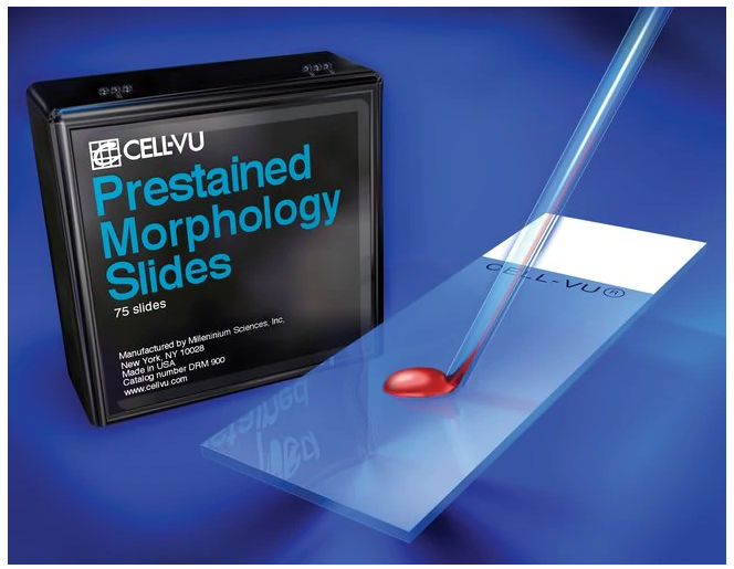 Fisher Scientific Cell-Vu Pre-Stained Morphology Slide Prepared Slide - DRM900