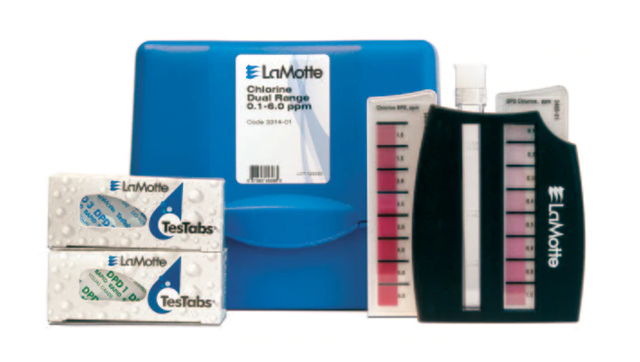 Fisher Scientific LaMotte Test Kit General Chemistry Free and Total Chlorine Water Sample 100 Tests - 22307854