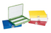 Fisher Scientific Fisherbrand Slide Box 34 X 175 X 208 mm, 100, Yellow, Hinged with Clasp Closure Type - 34484