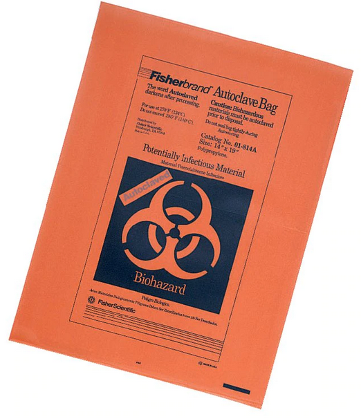 Fisher Scientific BAG, BIOHAZARD RED 14"X19" (200/PK) - 01828B