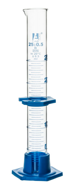 Fisher Scientific CYLINDER, GLASS CLASS B EISCO GRAD W/BASE GUARD 25ML - S88457