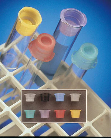 Fisherbrand VersaClosure - Tube Closure LDPE Lavender For 10, 12, 13 and 16 mm Blood Collection Test Tubes NonSterile - 0270719