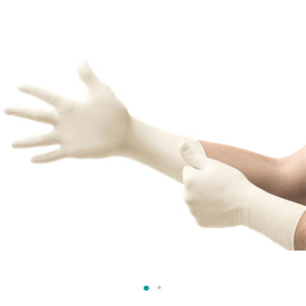 Ansell TouchNTuff 73-500 Neoprene Gloves - Size 7.5 - 400 Per Case