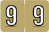 Wilmer Wilmer Pre-Printed Label Chart Tab 18 18 Blue 3/4 X 1-1/2 Inch - W-49018