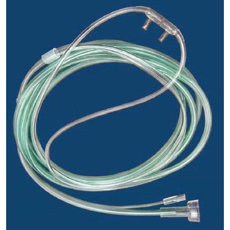 Comfort Soft Plus - ETCO2 Nasal Sampling Cannula with O2 Delivery With Oxygen Delivery Adult Curved Prong / NonFlared Tip - 0585