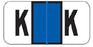 Wilmer Jetter W-2120 Series Pre-Printed Label Chart Tab J|J Gold 3/4 X 1-1/2 Inch - W-2120-J