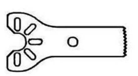 MicroAire Surgical Instruments Saw Blade Oscillating 0.4 Material Thickness X 0.4 Cut Thickness X 9 Width X 24.6 mm Usable Length - SP-111