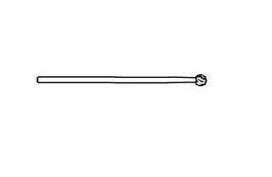 MicroAire Surgical Instruments MicroAire Bur 3.0 mm Stainless Steel Round - K-64