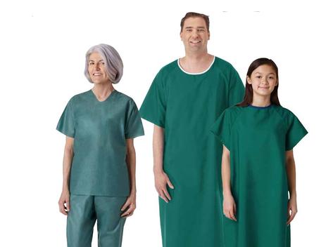Tech Styles a Division of Encompass Patient Pants Large / Pediatric Forest Green Unisex - P916-PL