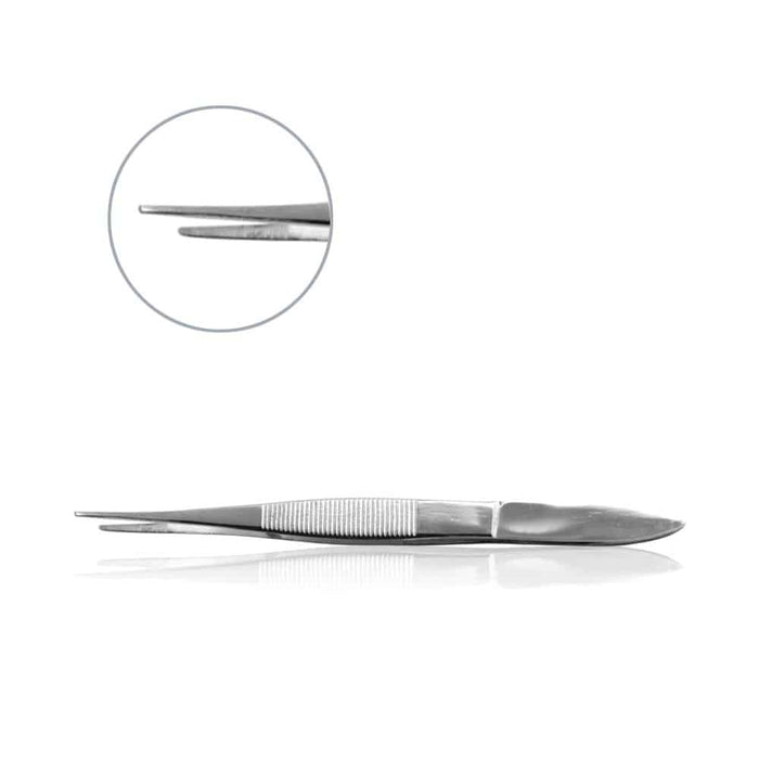 Mopec Forceps, Iris Tissue, Straight, Serrated – AB035
