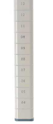 Metro Max Industrial Shelving Posts, Taupe