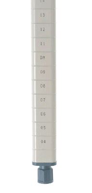 Metro Max Industrial Shelving Posts, Taupe