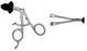 Elmed 10mm Dissectors and Graspers Duval Grasper Axial Serrations, 40mm Tip - Uninsulated Handles