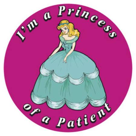 Tabbies  100 Per Unit I'M A Princess Sticker - 20005