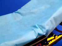 Taylor Healthcare Products SureFit Stretcher Sheet Fitted 34 X 90 Inch Light Blue Nonwoven Polypropylene Disposable - 90-BXS3490