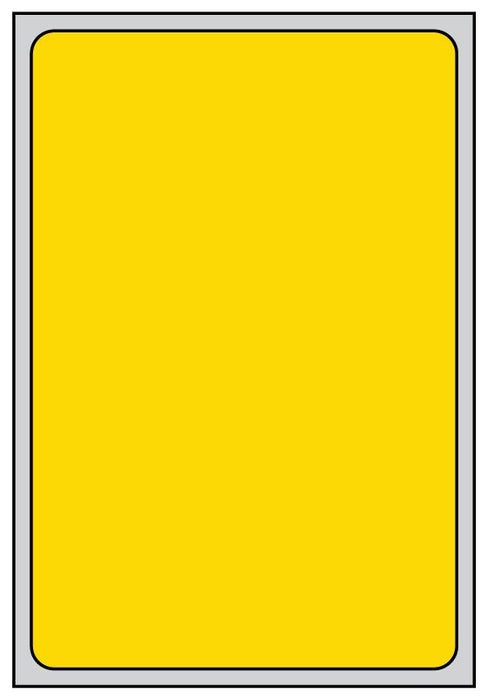 Medical Labels - Thermal Transfer Yellow Brite, High Volume, 4" x 6"