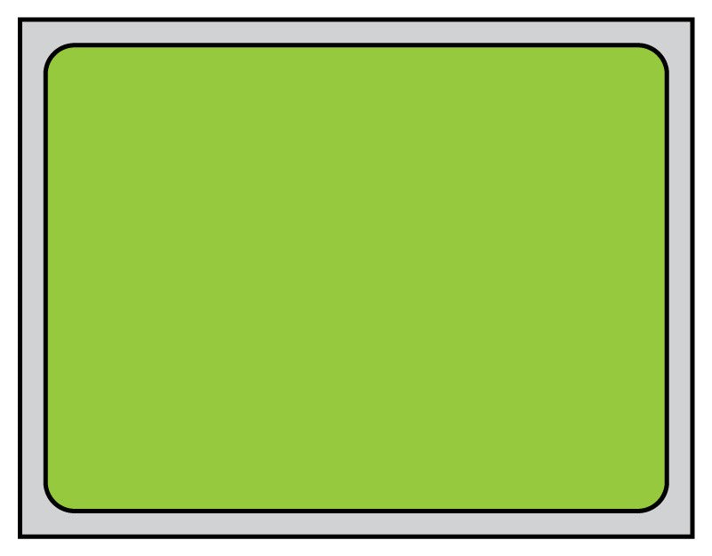 Medical Labels - Thermal Transfer Labels, Green Brite, 4.0" x 3.0"