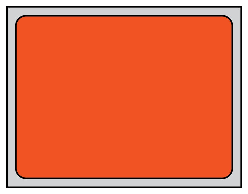 Medical Labels - Thermal Transfer Labels, Orange Brite, 4.0" x 3.0"