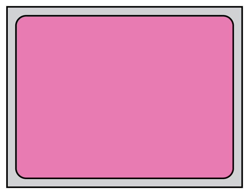 Medical Labels - Thermal Transfer Labels, Pink Brite, 4.0" x 3.0"