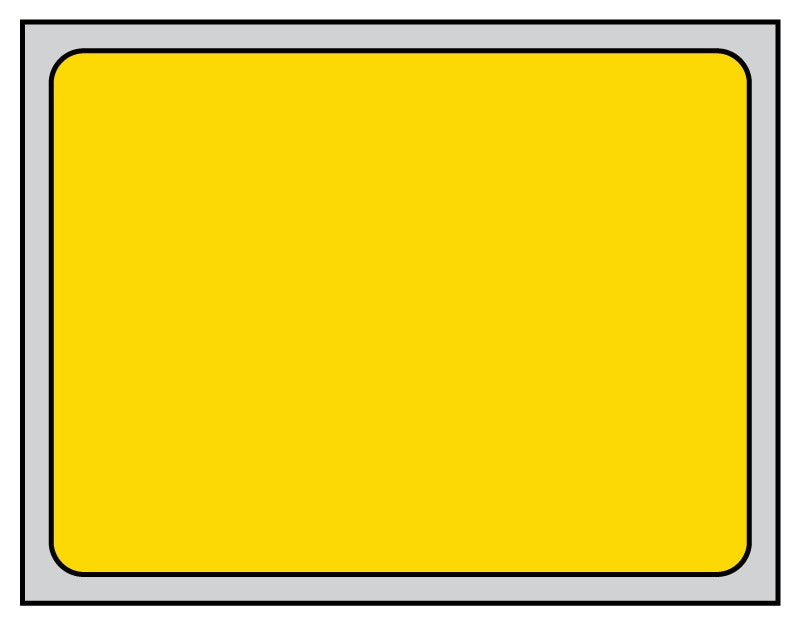 Medical Labels - Thermal Transfer Labels, Yellow Brite, 4.0" x 3.0"