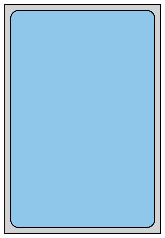 Medical Labels - Thermal Transfer Labels, Blue Brite, 4.0" x 6.0"