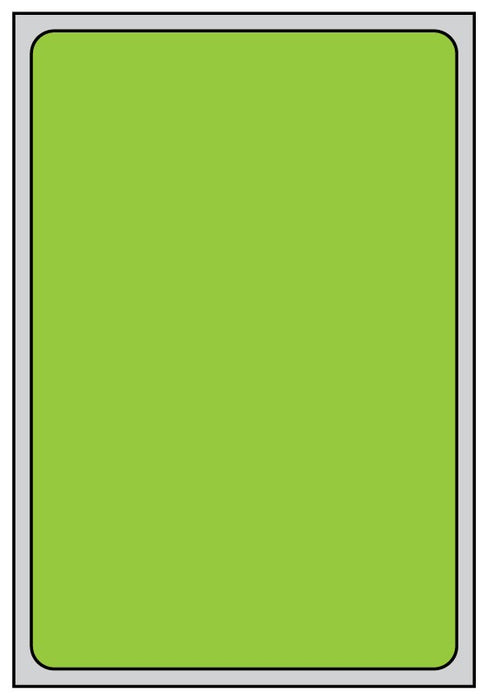 Medical Labels - Thermal Transfer Labels, Green Brite, 4.0" x 6.0"