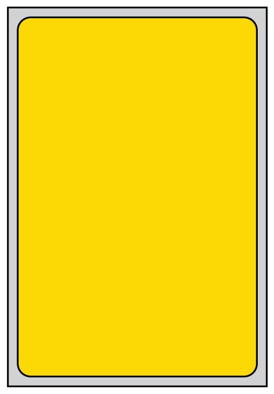 Medical Labels - Thermal Transfer Labels, Yellow Brite, 4.0" x 6.0"