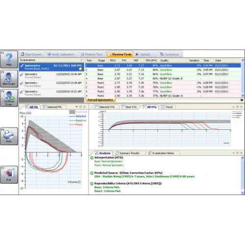 Spirometry PC Software