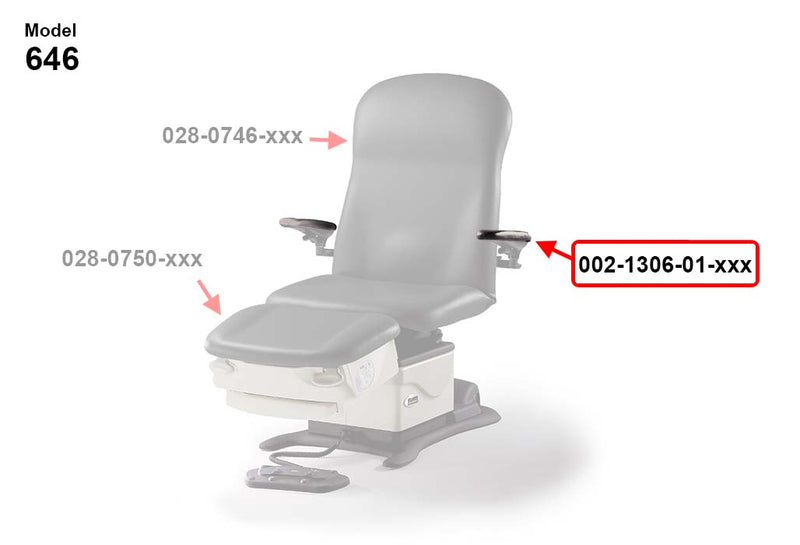 Chair Armrest Upholstery Kit