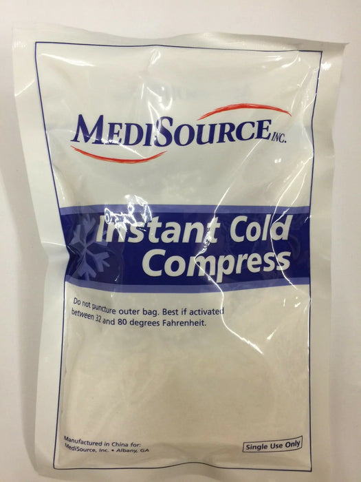 Medisource - Instant Cold Pack General Purpose Standard 6 X 9 Inch Plastic Disposable - MDZ/CP6X9