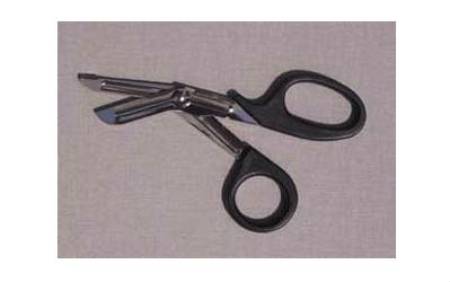 Dukal Utility Shears 7-1/2 Inch Length Stainless Steel Finger Ring Handle Curved - 8100