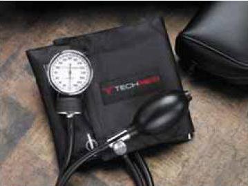 Tech-Med - Aneroid Sphygmomanometer Unit 2-Tubes Adult Large Cuff - 2010X