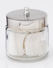 Dukal - Sundry Jar Glass Clear 3 X 3 Inch - 4014