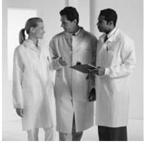 Tech Styles a Division of Encompass SafeCare Lab Coat White X-Large Long Sleeves Knee Length - 47389-150N