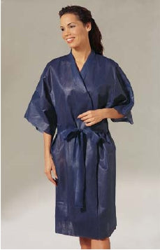 Tech Styles - Patient Robe Small / Medium Dark Blue Reusable - 45415-010