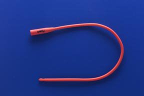 Teleflex Medical RÃ¼sch Urethral Catheter Robinson / Nelaton Tip Red Rubber 24 Fr. 16 Inch - 351024