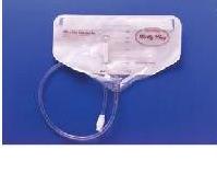 Teleflex Medical Belly Bag Urinary Drain Bag Anti-Reflux Valve 1000 mL Vinyl - B1000
