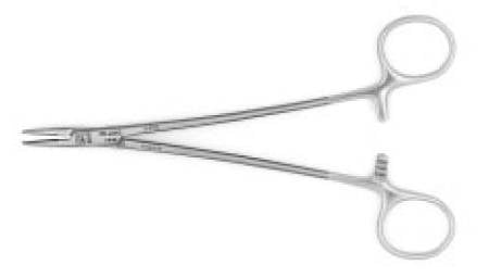 Technique - Needle Holder 7 Inch Length 2 X 20 mm Jaws Finger Ring Handle - 152782