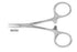 Teleflex Medical Hemostatic Forceps Hartmann-Mosquito 4 Inch Finger Ring Handle Curved Smooth - 182355