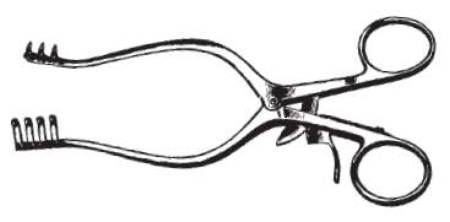 Teleflex Medical Pilling Retractor Weitlaner 4-1/2 Inch L - 165358