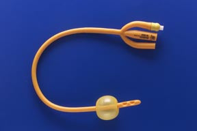 Teleflex Medical Rusch Gold Foley Catheter 3-Way 5 cc Balloon 24 Fr. Silicone - 183430240