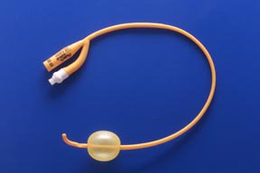 Rusch PureGold - Foley Catheter 2-Way Coude Tip 30 cc Balloon 24 Fr. PTFE (Teflon) Coated Latex - 318324
