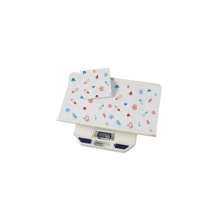 Tidi Products Just for Baby Scale Scale Liner Paper 13 Inch Print (Pins, Botttles and Carriages) Smooth - 981222