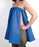 Tidi Products Tidi Exam Cover-Up Dark Blue One Size Fits Most Open Sides Elastic Band Female - 941113