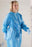 Tidi Products P2 HiRisk Chemotherapy Procedure Gown Large Unisex Blue - 8586