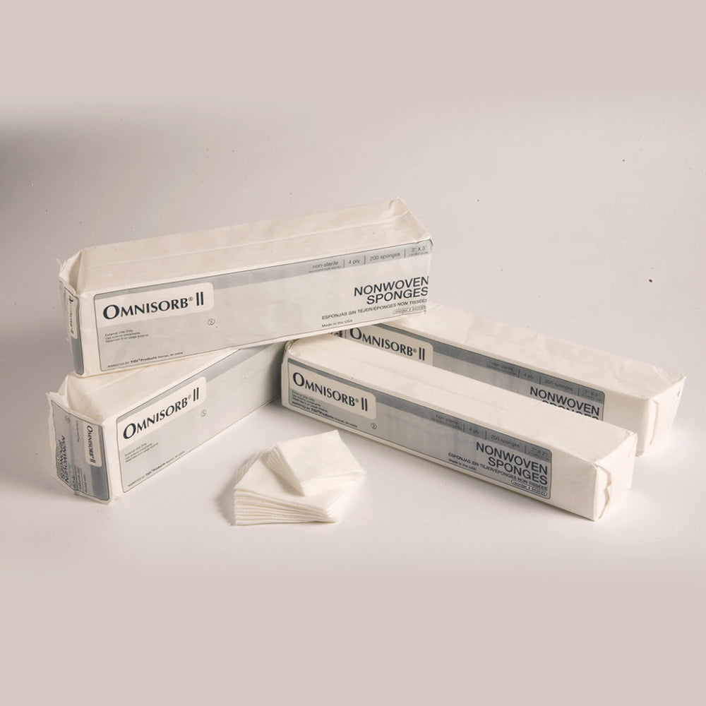 Tidi Products Venture NonWoven Sponge NonWoven 4-Ply 3 X 3 Inch Square NonSterile - 260003