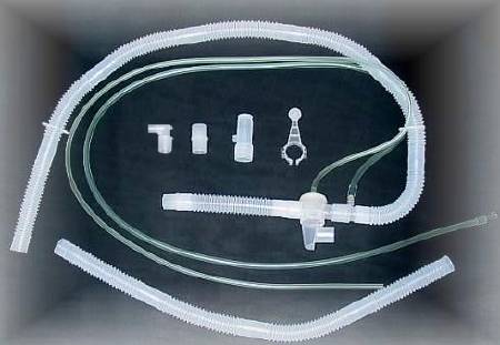 Tri-Anim Health Services - Ventilator Circuit Corrugated Tube 42 Inch Tube Adult Without Bag Single Patient Use - 165-80011EA